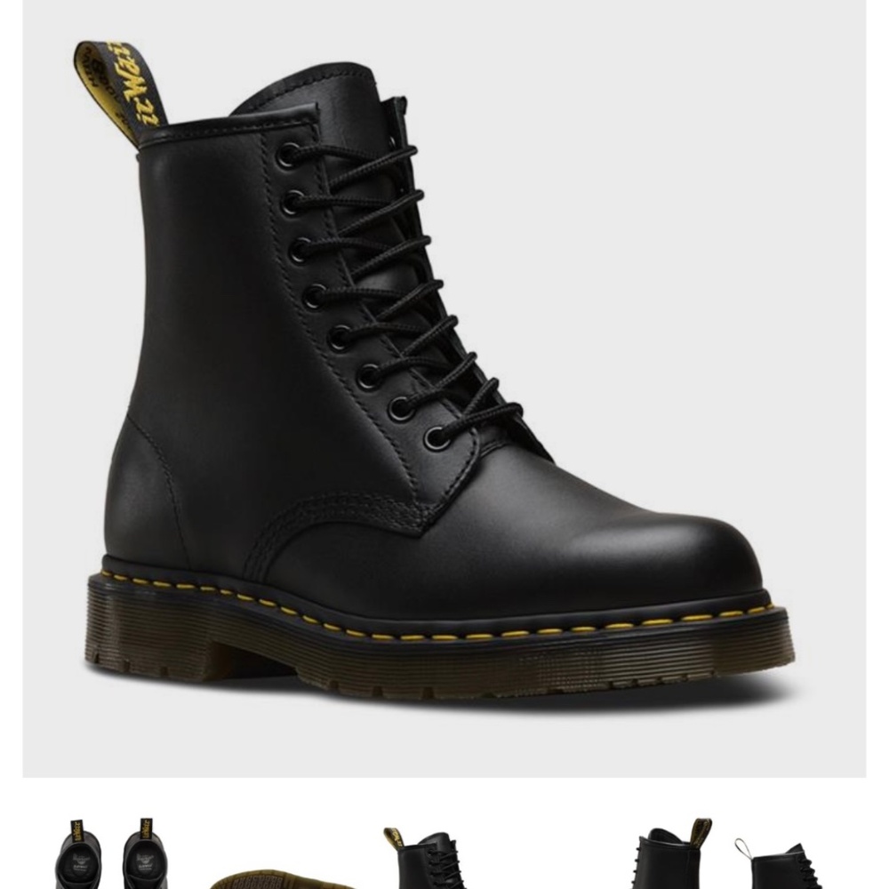 Men's Dr. Martens Slip Resistant Steel Toe Boots Size 9 - Picture 4 of 5